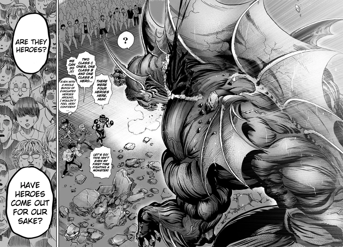 One Punch Man Manga Chapter 25 page 60 - Deep Sea King 2 scene