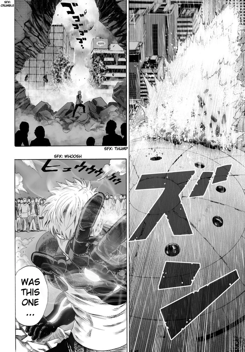 One Punch Man Manga Chapter 26 page 14 - Glimmer of Hope scene