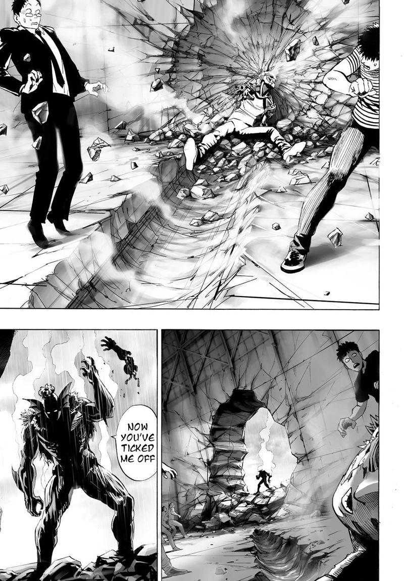 One Punch Man Manga Chapter 26 page 17 - Glimmer of Hope scene