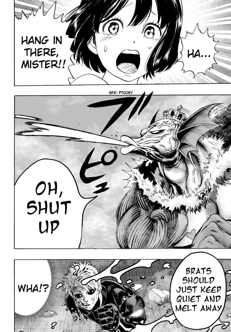 One Punch Man Manga Chapter 26 page 25 - Glimmer of Hope scene