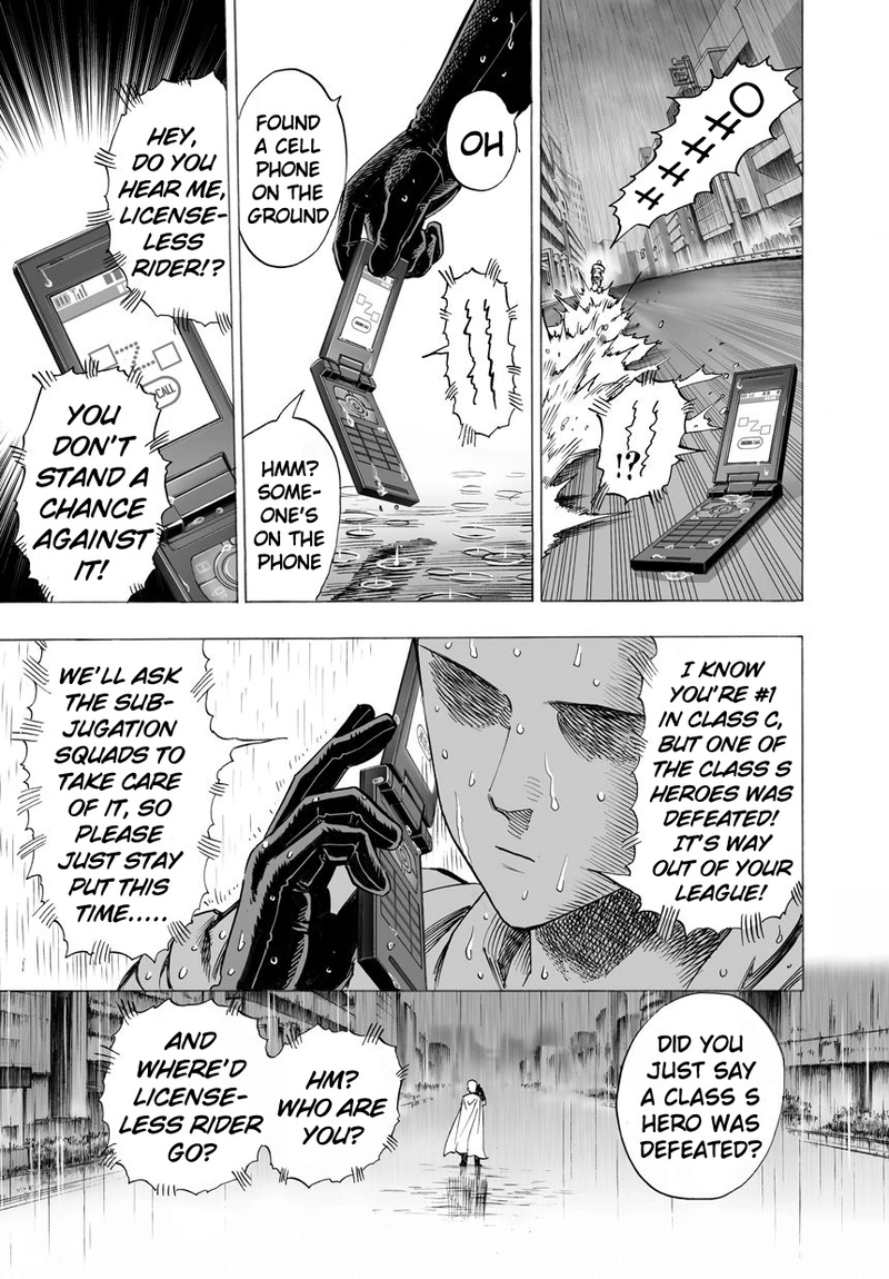 One Punch Man Manga Chapter 26 page 3 - Glimmer of Hope scene