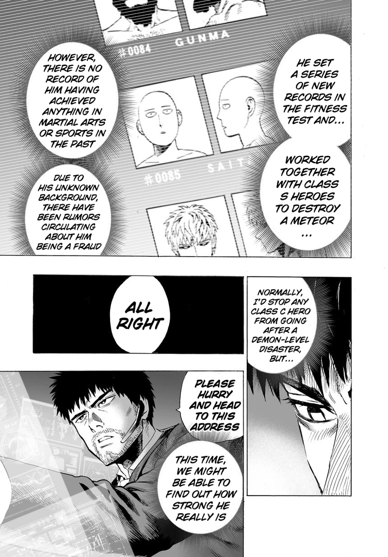 One Punch Man Manga Chapter 26 page 5 - Glimmer of Hope scene
