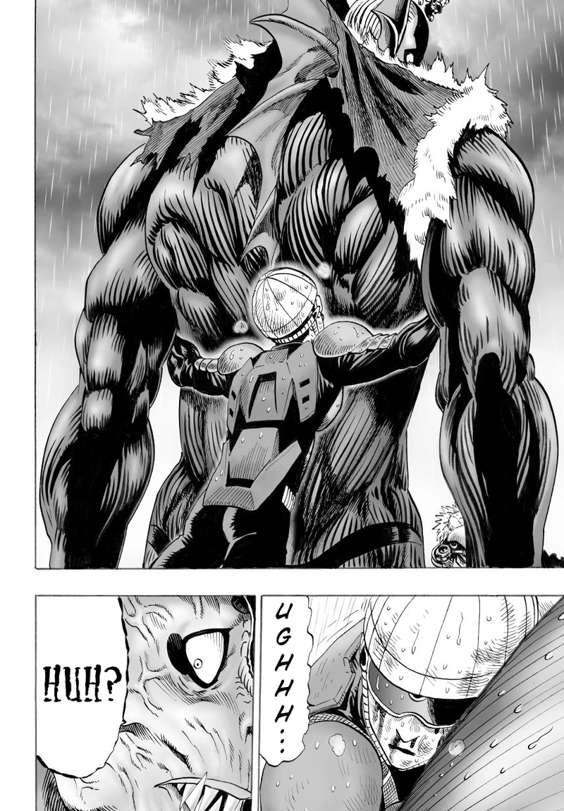 One Punch Man Manga Chapter 27 page 15 - Beat-Up But Shining scene