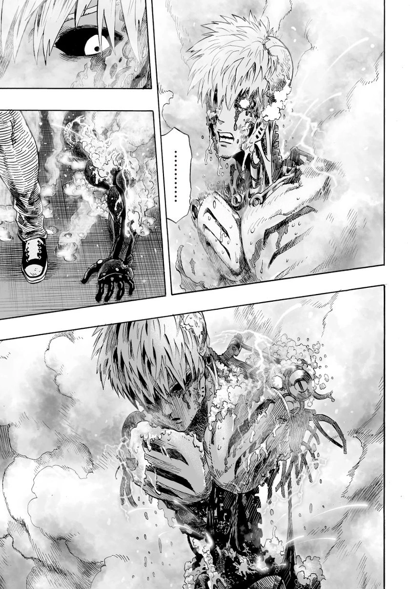 One Punch Man Manga Chapter 27 page 3 - Beat-Up But Shining scene