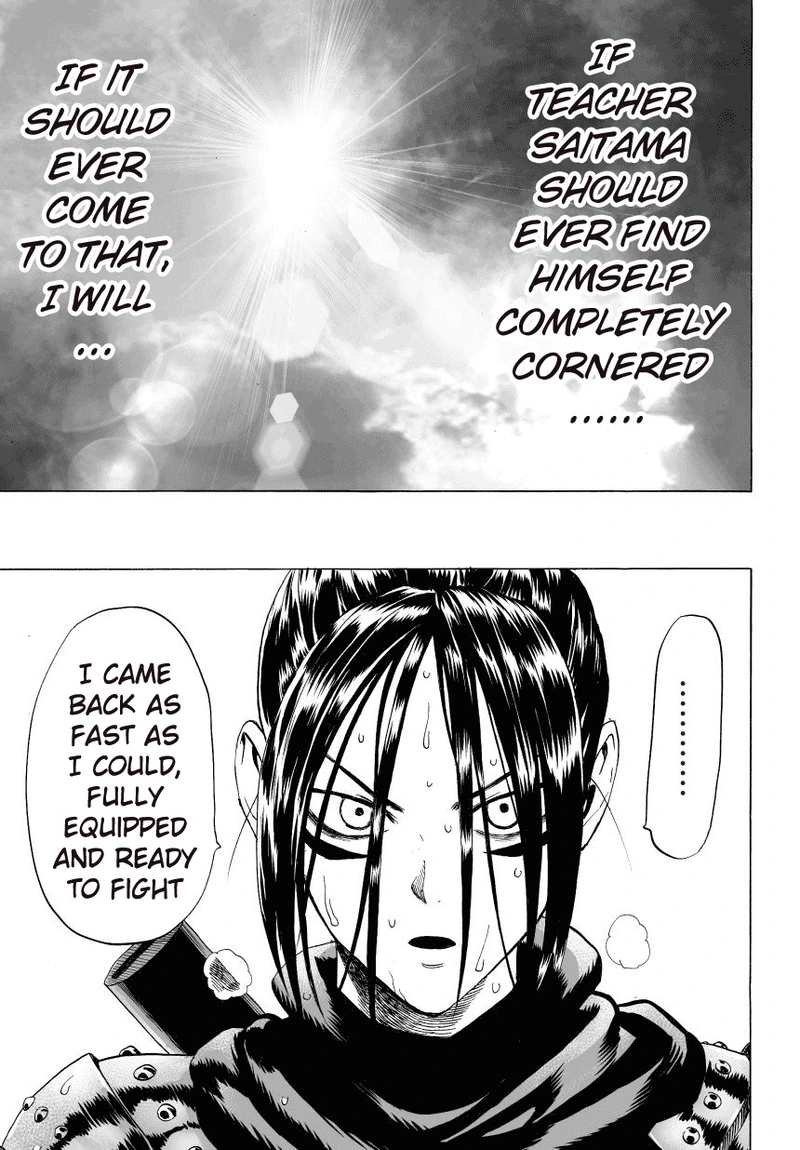 One Punch Man Manga Chapter 28 page 18 - Since It's Raining scene