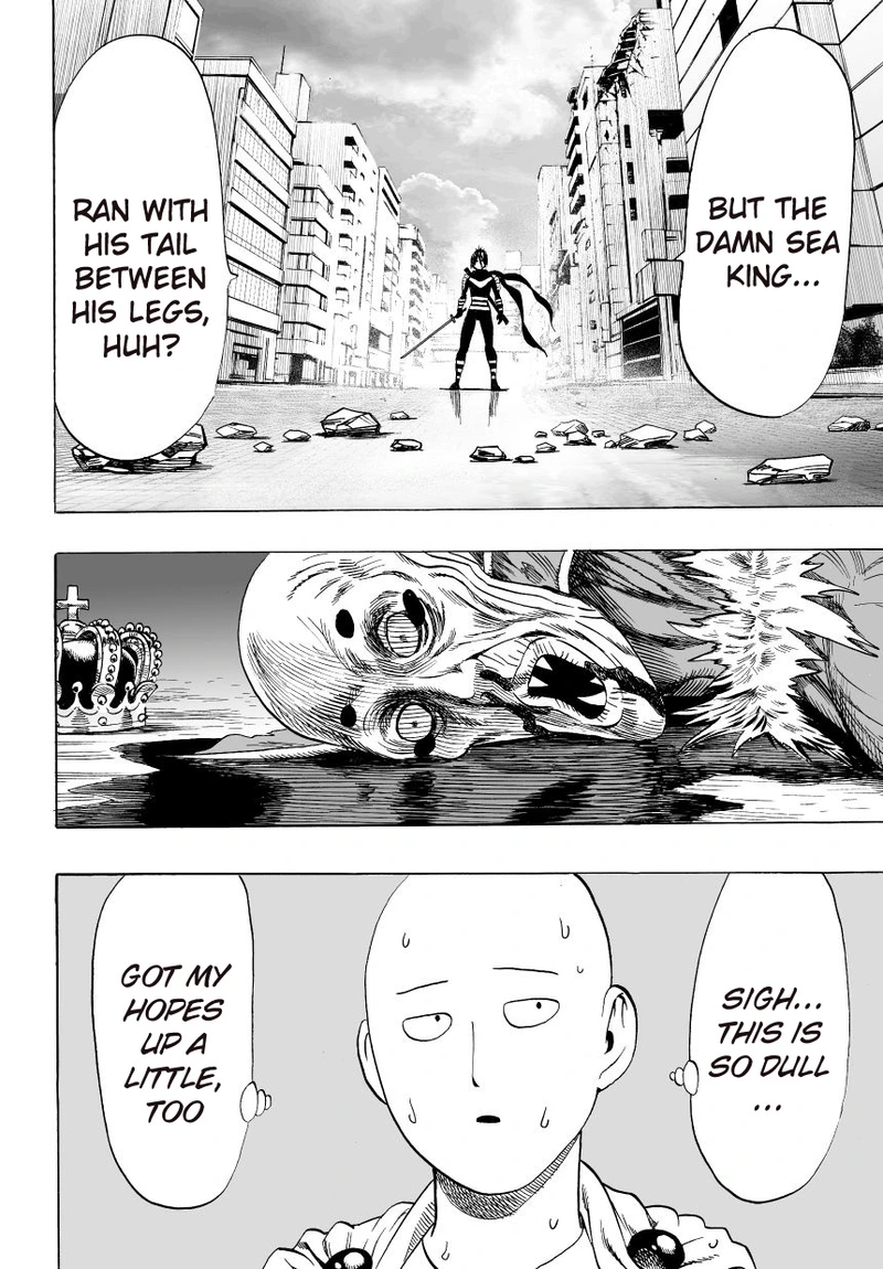 One Punch Man Manga Chapter 28 page 19 - Since It's Raining scene
