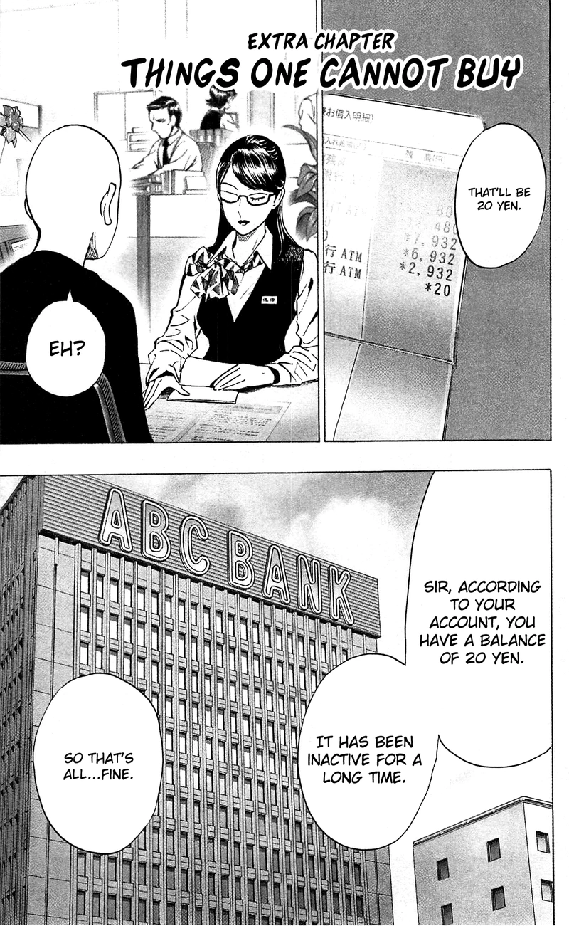 One Punch Man Manga Chapter 29.5 page 3 - What Can't Be Bought | Volume 5 Extras scene