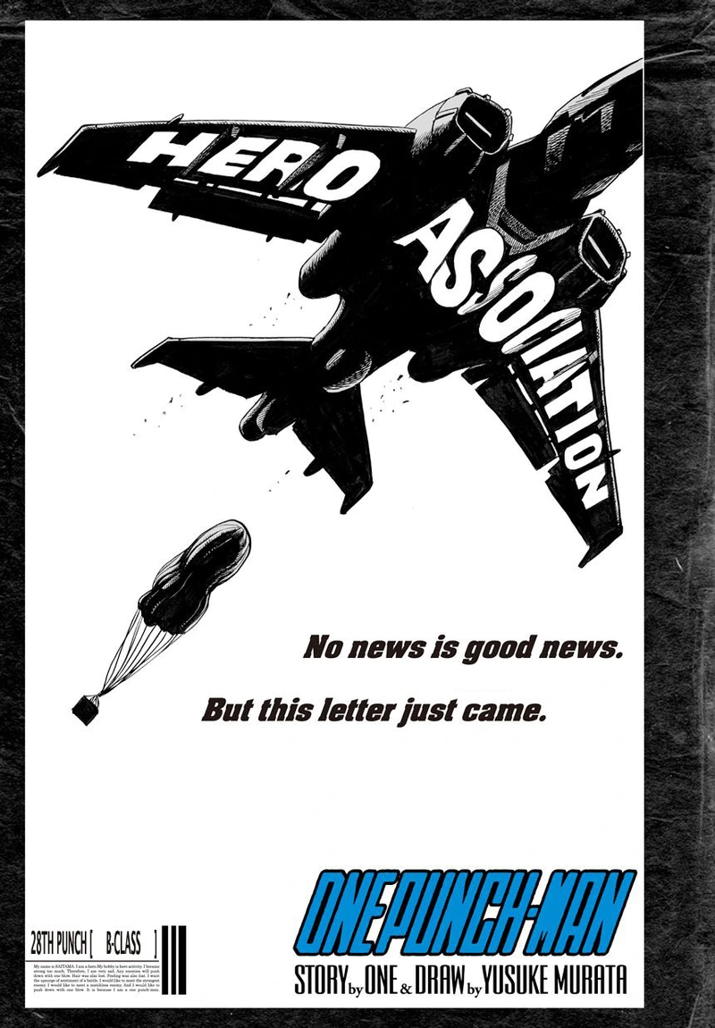 One Punch Man Manga Chapter 29 page 1 - B-Class scene