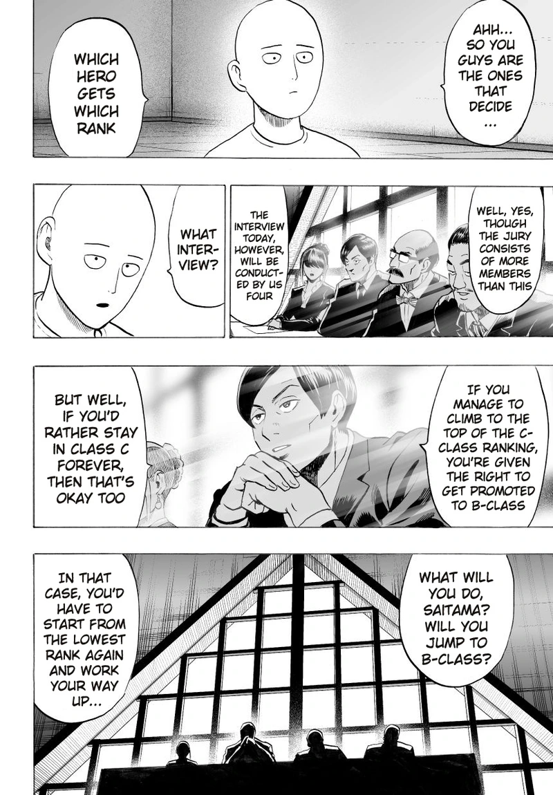 One Punch Man Manga Chapter 29 page 10 - B-Class scene