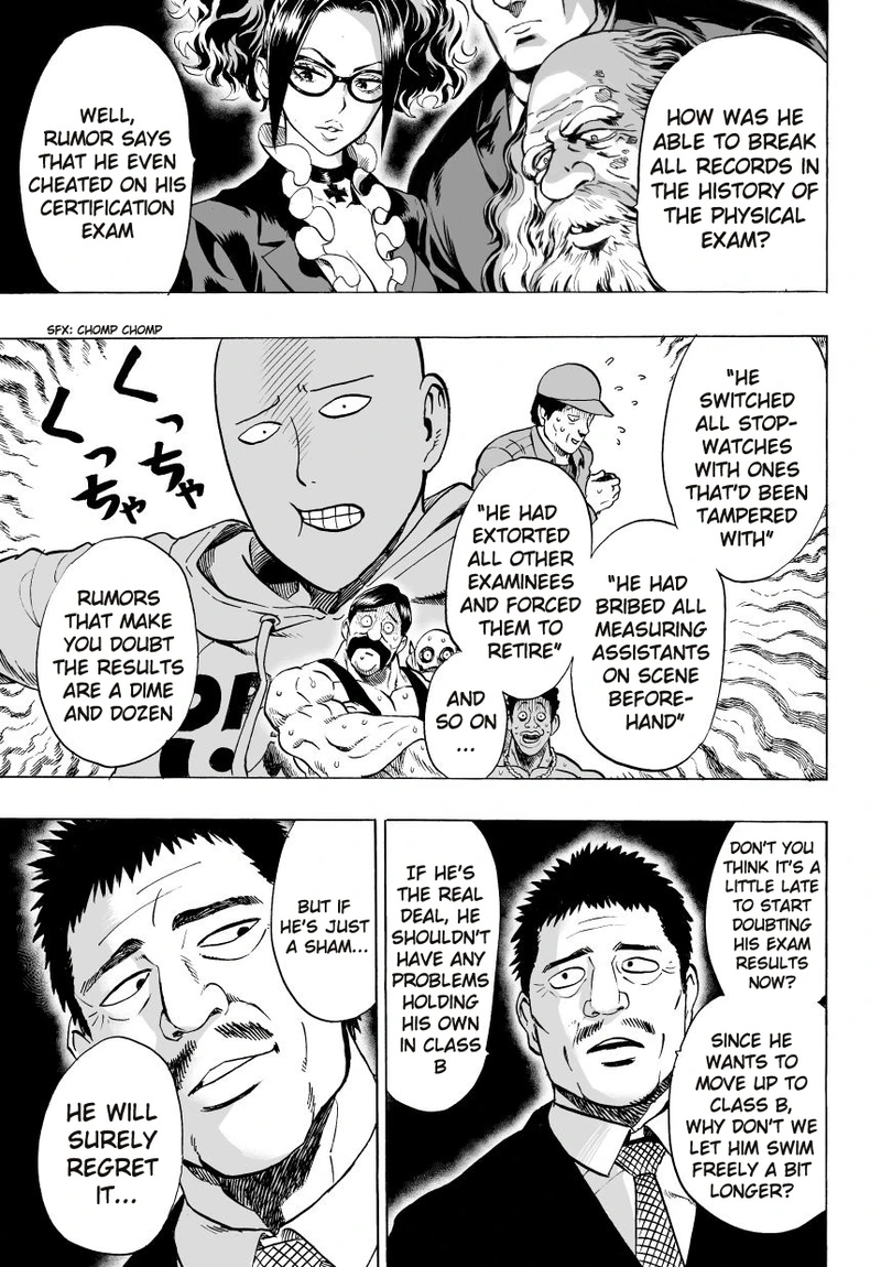 One Punch Man Manga Chapter 29 page 13 - B-Class scene