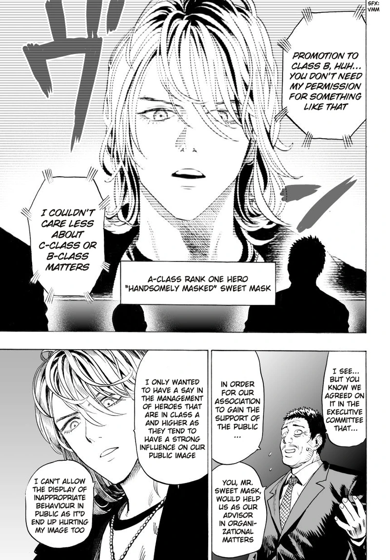 One Punch Man Manga Chapter 29 page 15 - B-Class scene