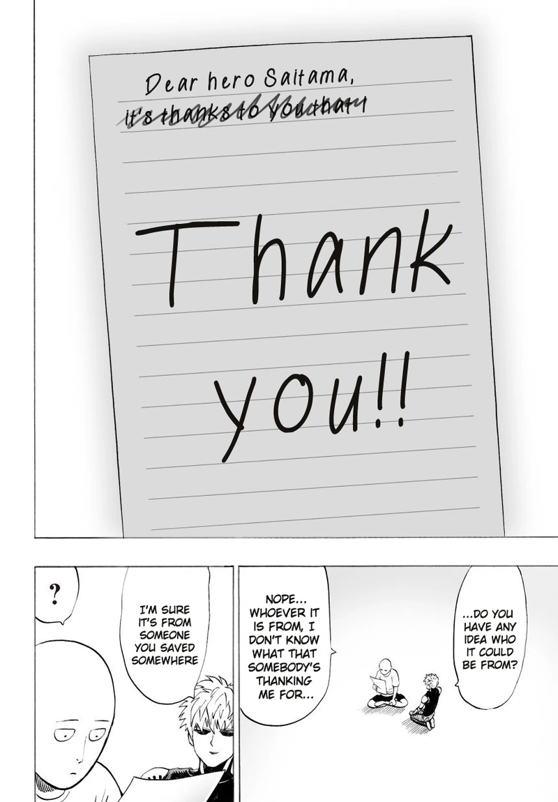 One Punch Man Manga Chapter 29 page 6 - B-Class scene