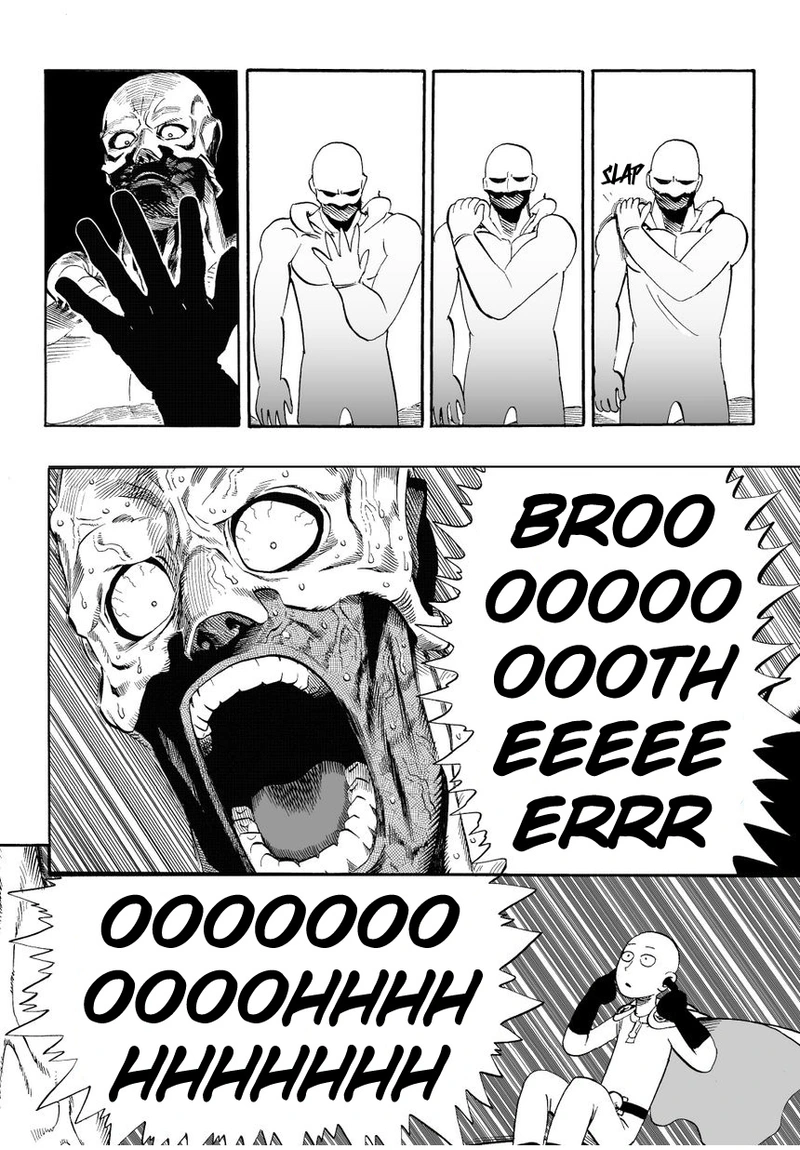 One Punch Man Manga Chapter 3 page 12 - A Dangerous Being scene
