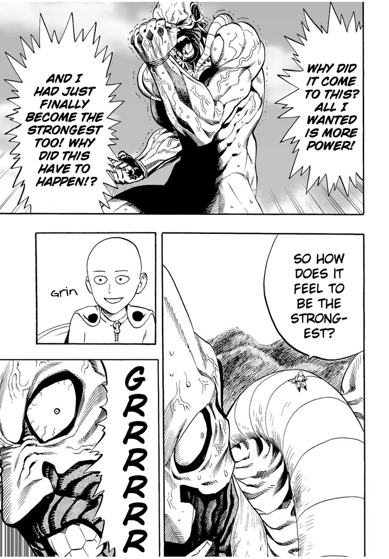 One Punch Man Manga Chapter 3 page 13 - A Dangerous Being scene