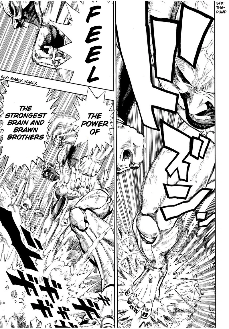 One Punch Man Manga Chapter 3 page 15 - A Dangerous Being scene