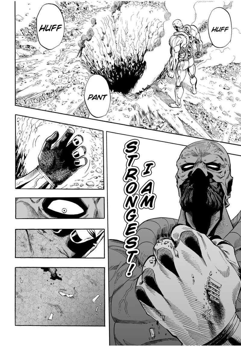 One Punch Man Manga Chapter 3 page 16 - A Dangerous Being scene