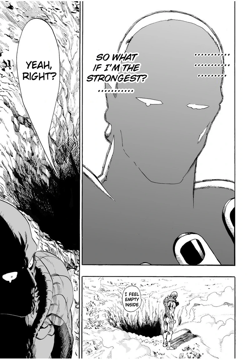 One Punch Man Manga Chapter 3 page 17 - A Dangerous Being scene
