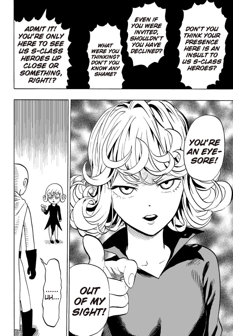 One Punch Man Manga Chapter 30 page 12 - S-Class scene