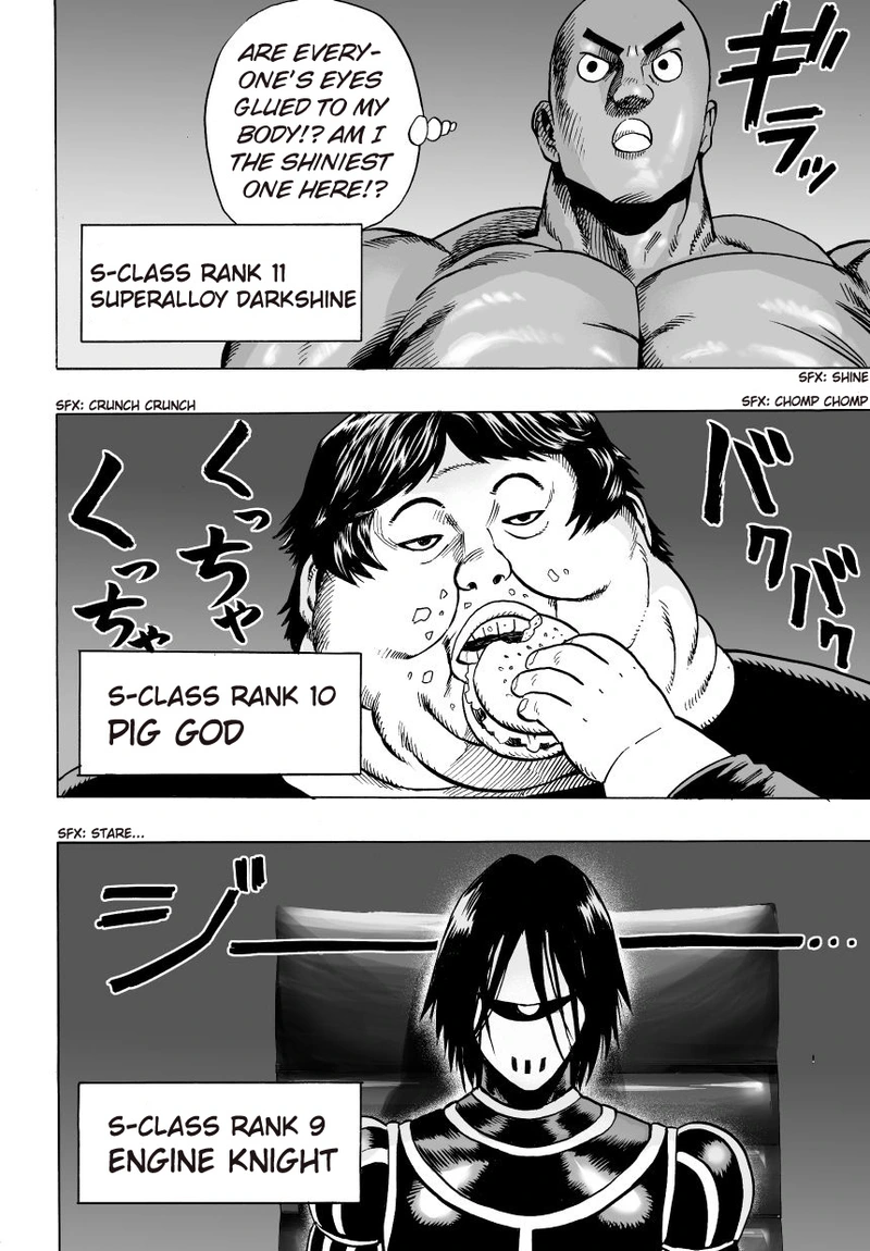 One Punch Man Manga Chapter 30 page 17 - S-Class scene