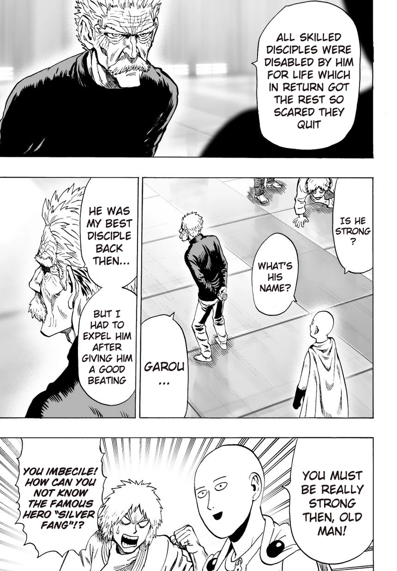 One Punch Man Manga Chapter 30 page 5 - S-Class scene