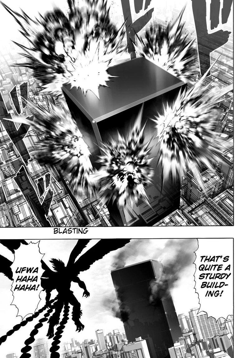 One Punch Man Manga Chapter 31 page 20 - Great Prophecy scene