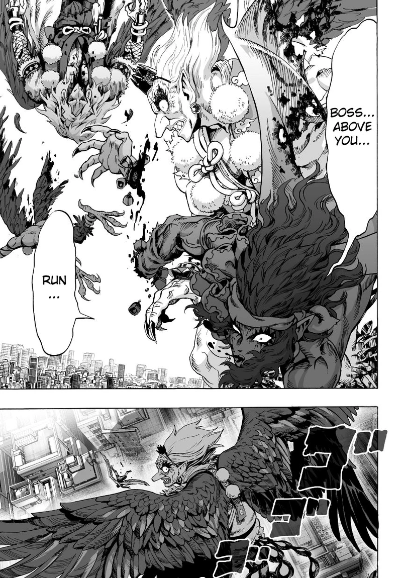 One Punch Man Manga Chapter 31 page 24 - Great Prophecy scene