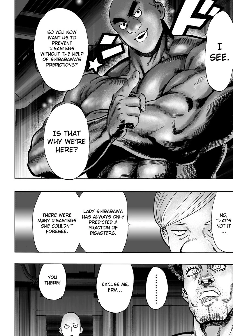 One Punch Man Manga Chapter 31 page 7 - Great Prophecy scene