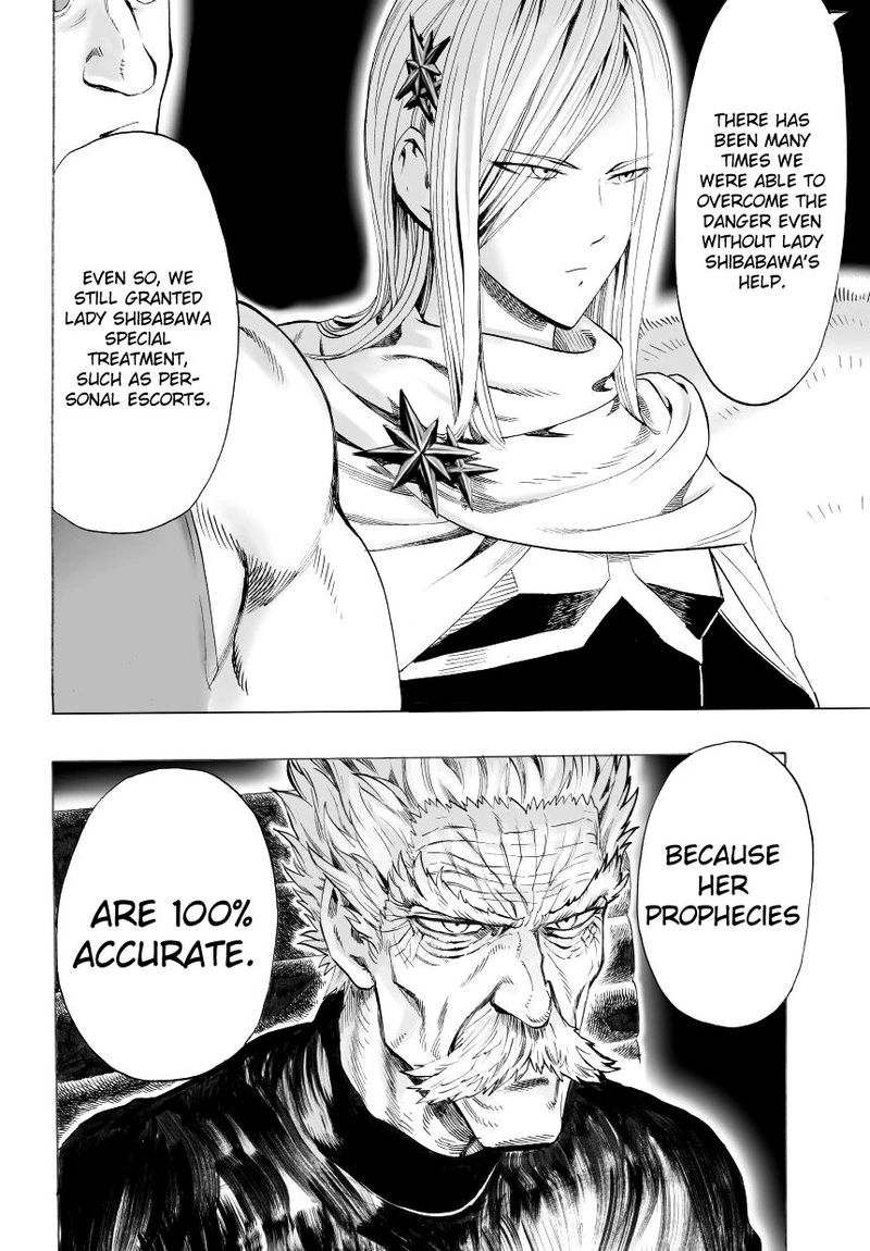One Punch Man Manga Chapter 31 page 9 - Great Prophecy scene