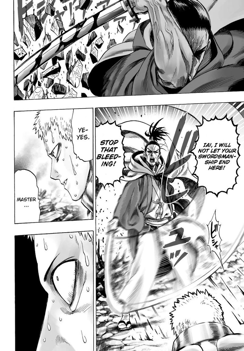 One Punch Man Manga Chapter 32 page 33 - From Space... scene