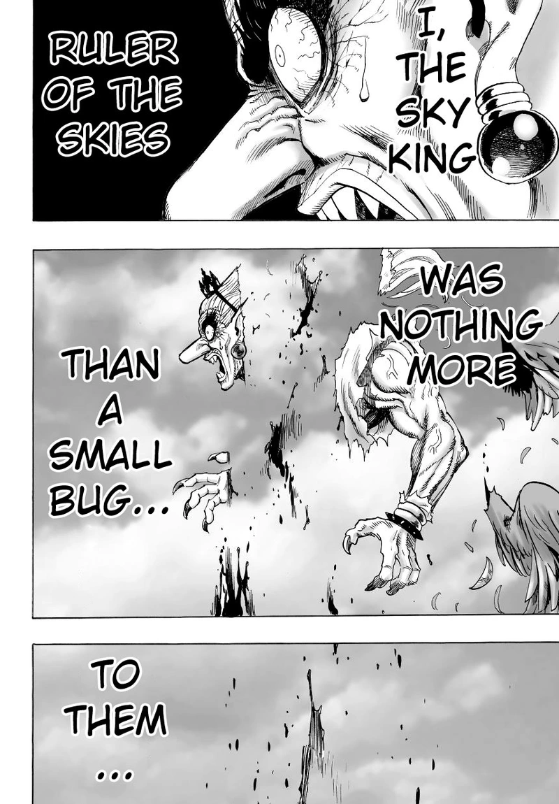 One Punch Man Manga Chapter 32 page 4 - From Space... scene
