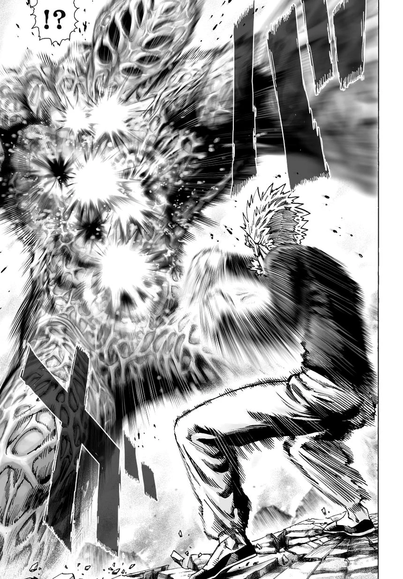 One Punch Man Manga Chapter 32 page 54 - From Space... scene