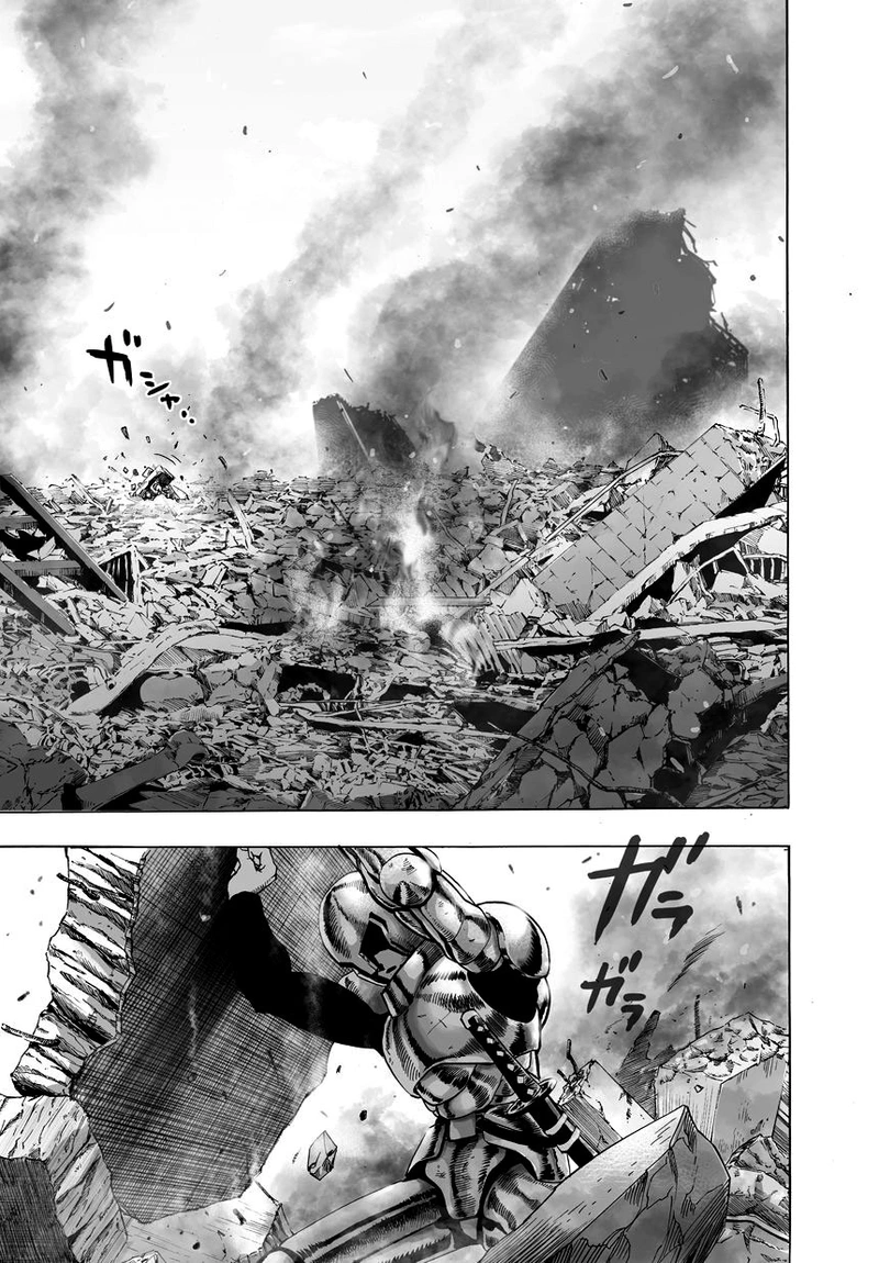 One Punch Man Manga Chapter 32 page 7 - From Space... scene