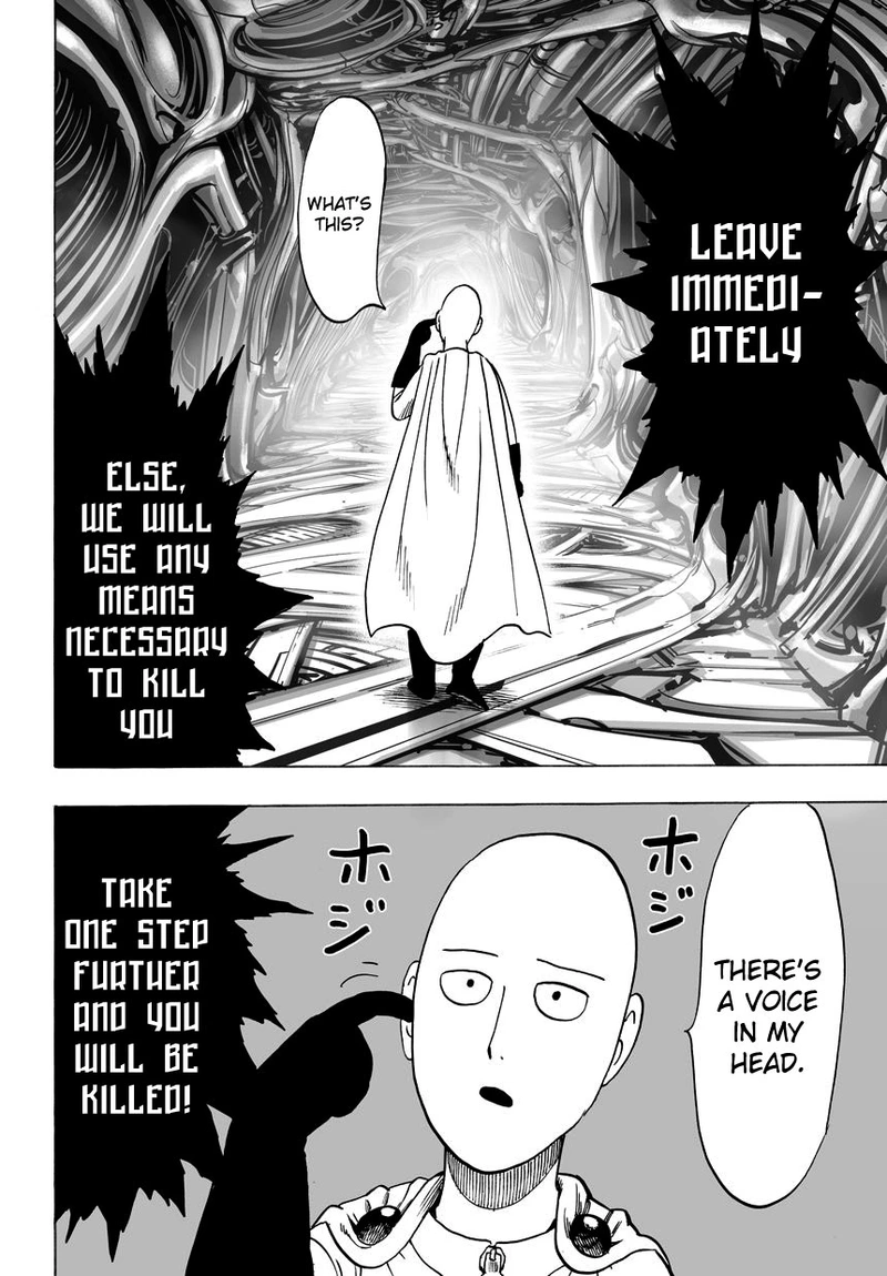 One Punch Man Manga Chapter 33 page 23 - Guys Who Don't Listen scene