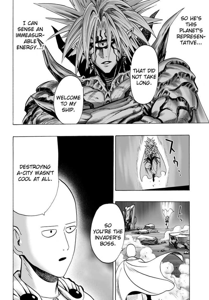 One Punch Man Manga Chapter 33 page 29 - Guys Who Don't Listen scene