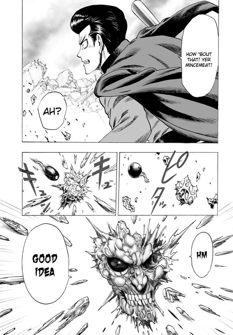 One Punch Man Manga Chapter 33 page 3 - Guys Who Don't Listen scene