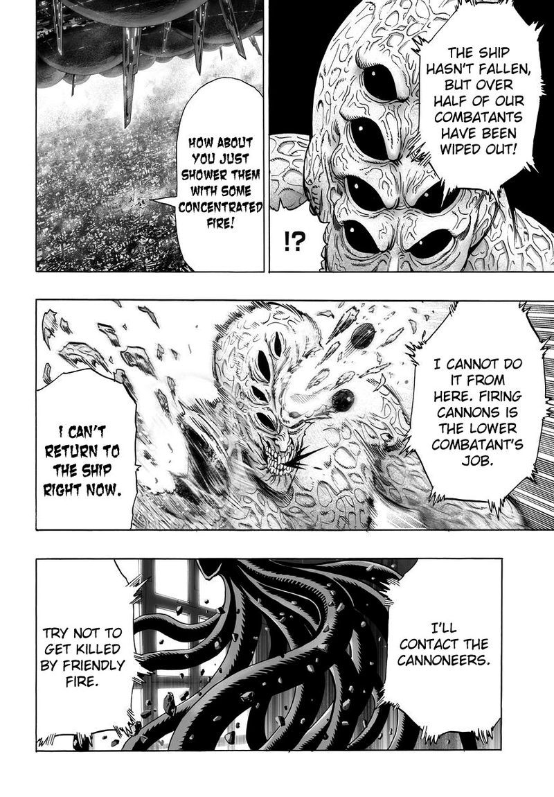 One Punch Man Manga Chapter 33 page 7 - Guys Who Don't Listen scene