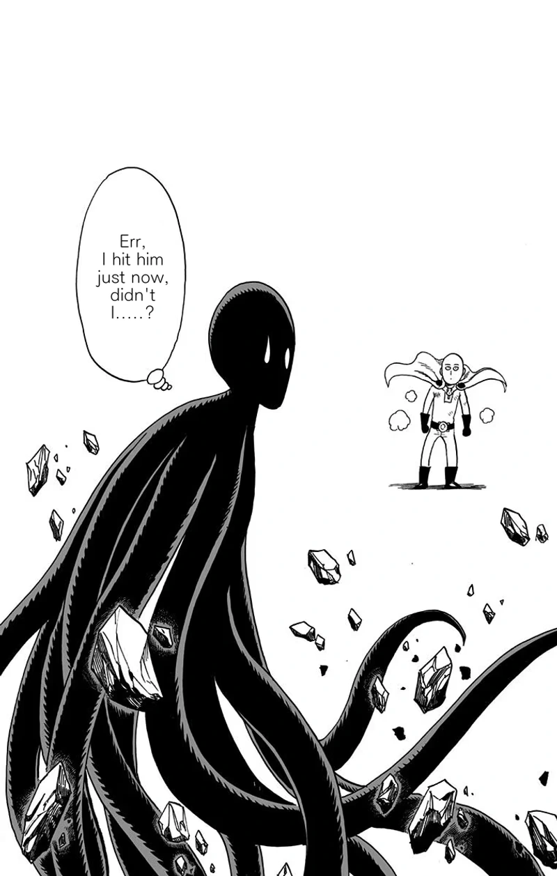 One Punch Man Manga Chapter 34.5 page 27 - Salmon | Volume 6 Extras scene