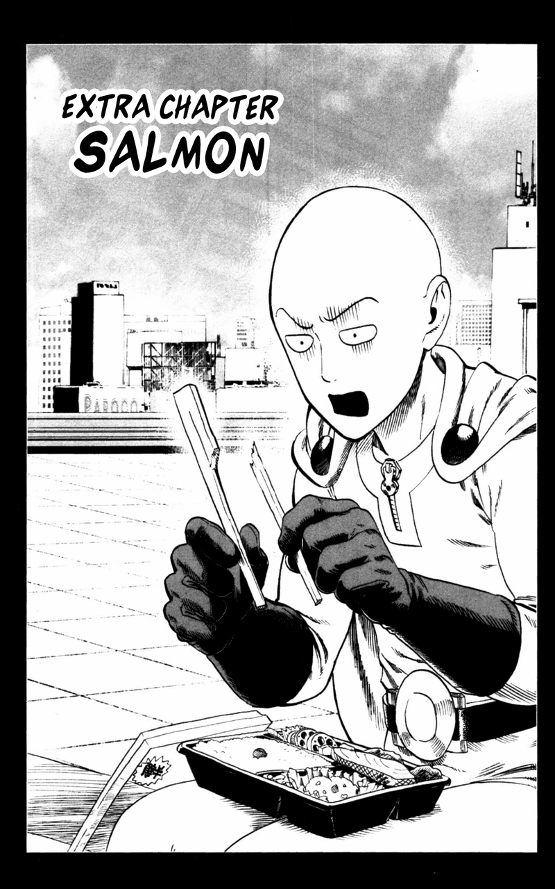 One Punch Man Manga Chapter 34.5 page 3 - Salmon | Volume 6 Extras scene