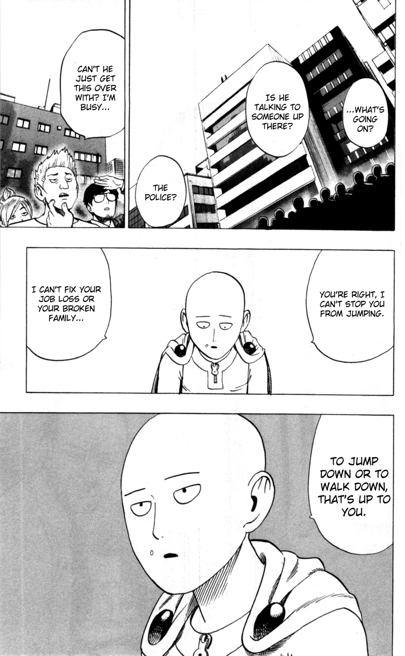 One Punch Man Manga Chapter 34.5 page 9 - Salmon | Volume 6 Extras scene