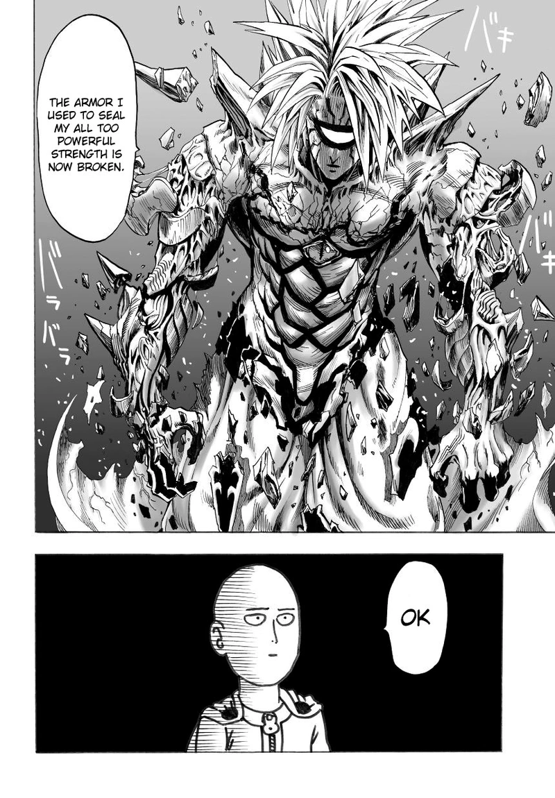 One Punch Man Manga Chapter 34 page 12 - Are You Stupid scene