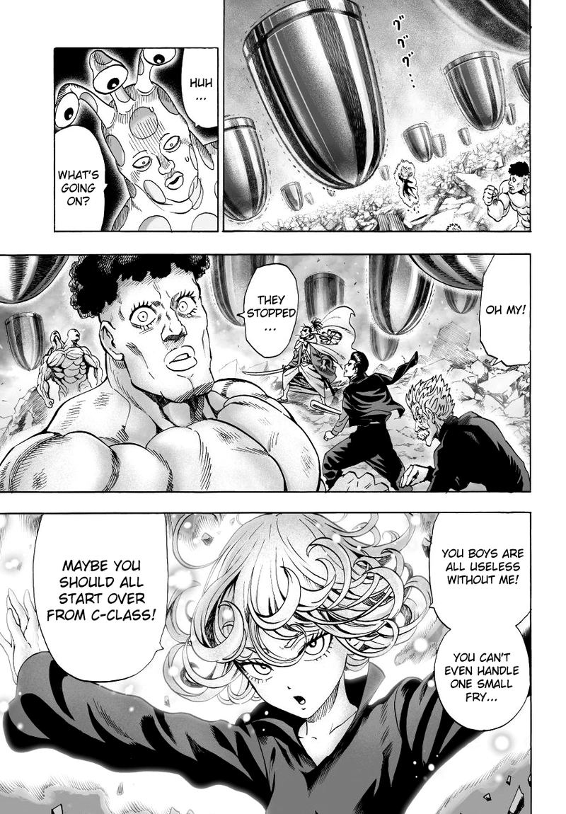 One Punch Man Manga Chapter 34 page 21 - Are You Stupid scene
