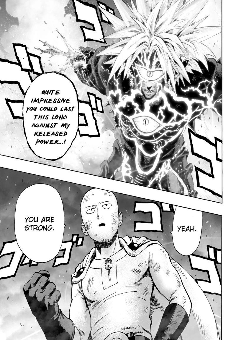 One Punch Man Manga Chapter 34 page 28 - Are You Stupid scene