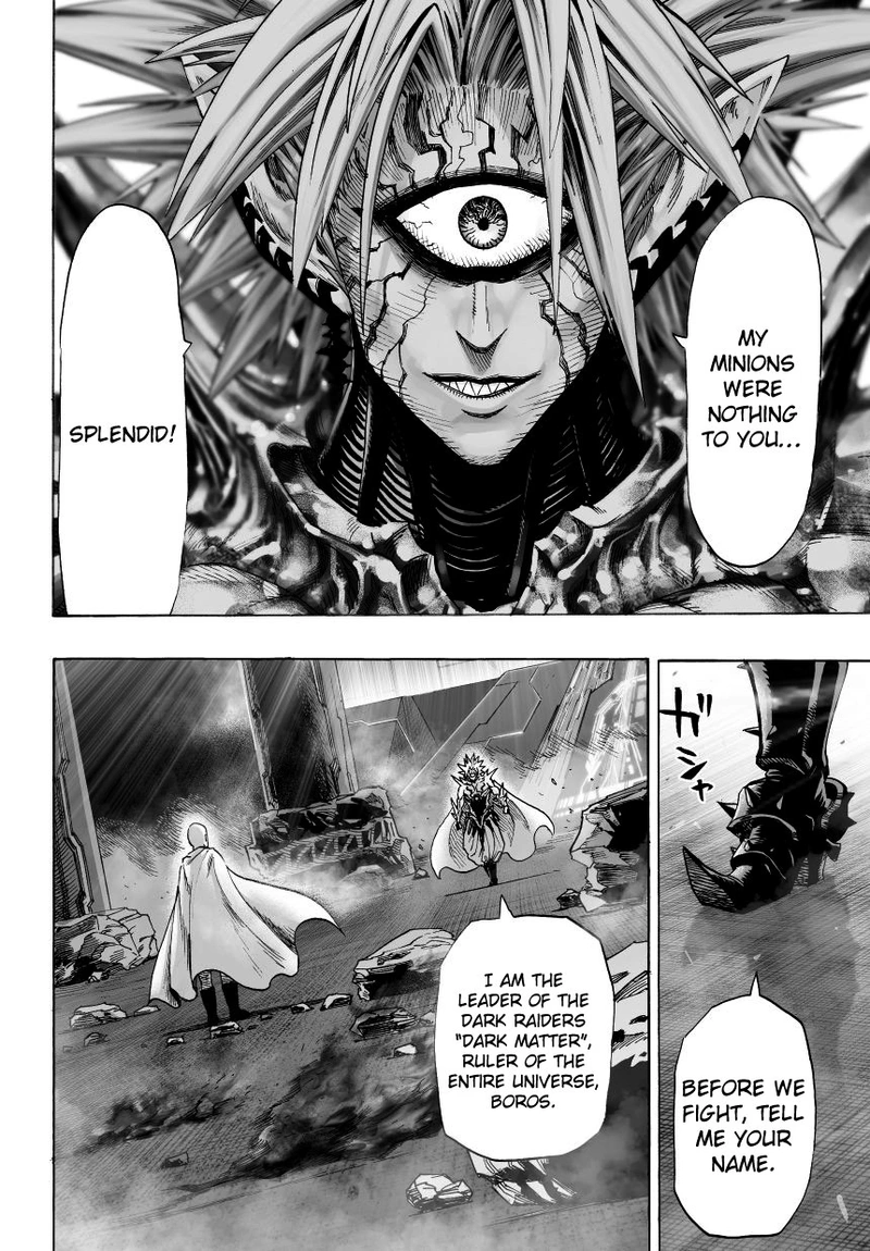 One Punch Man Manga Chapter 34 page 6 - Are You Stupid scene