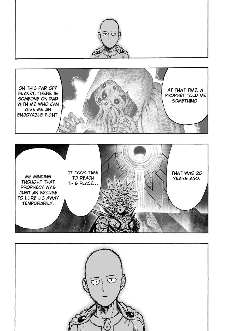 One Punch Man Manga Chapter 34 page 8 - Are You Stupid scene