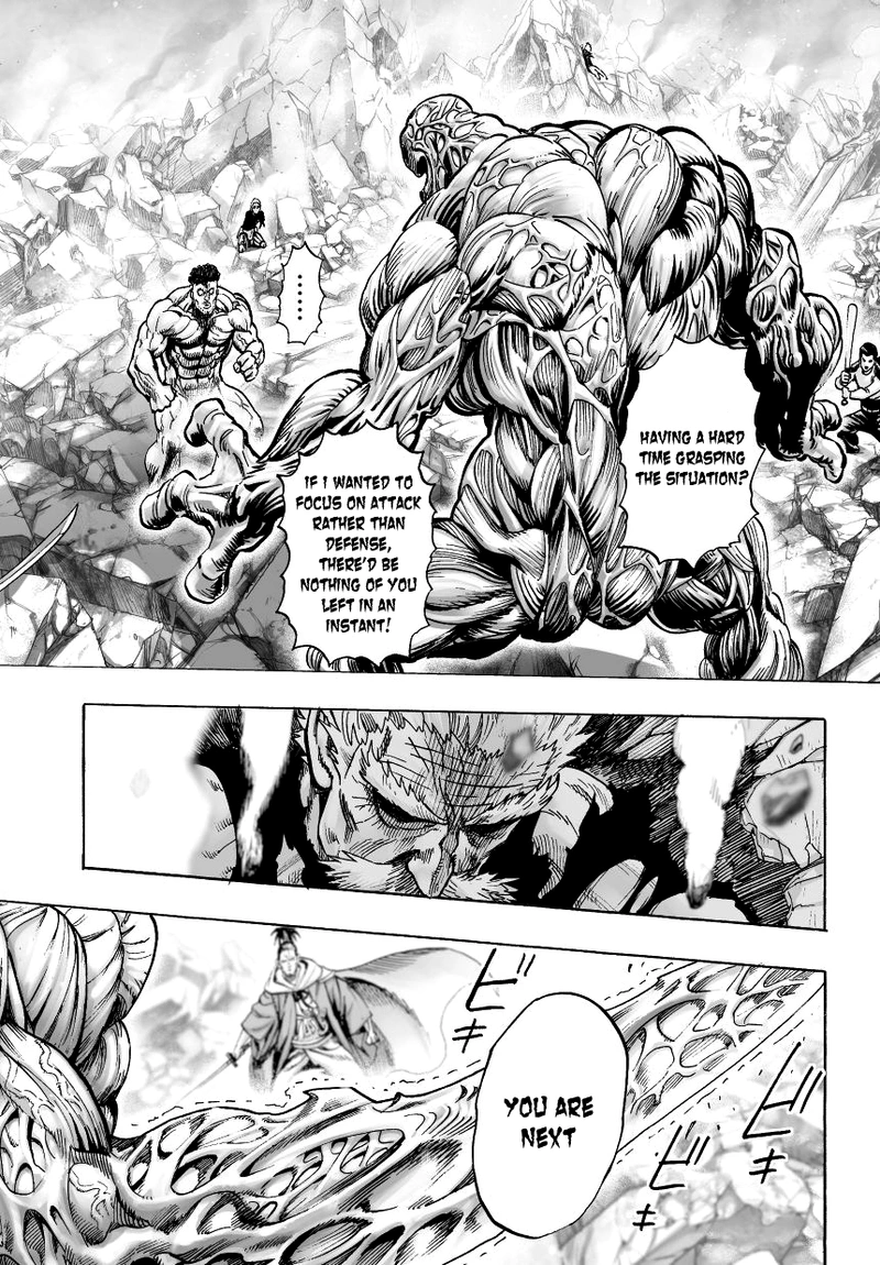 One Punch Man Manga Chapter 35 page 13 - The Fight scene