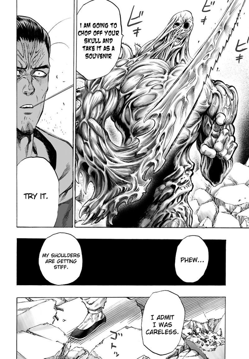 One Punch Man Manga Chapter 35 page 14 - The Fight scene