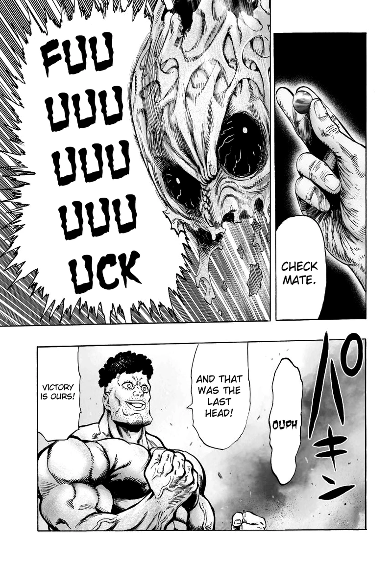 One Punch Man Manga Chapter 35 page 18 - The Fight scene