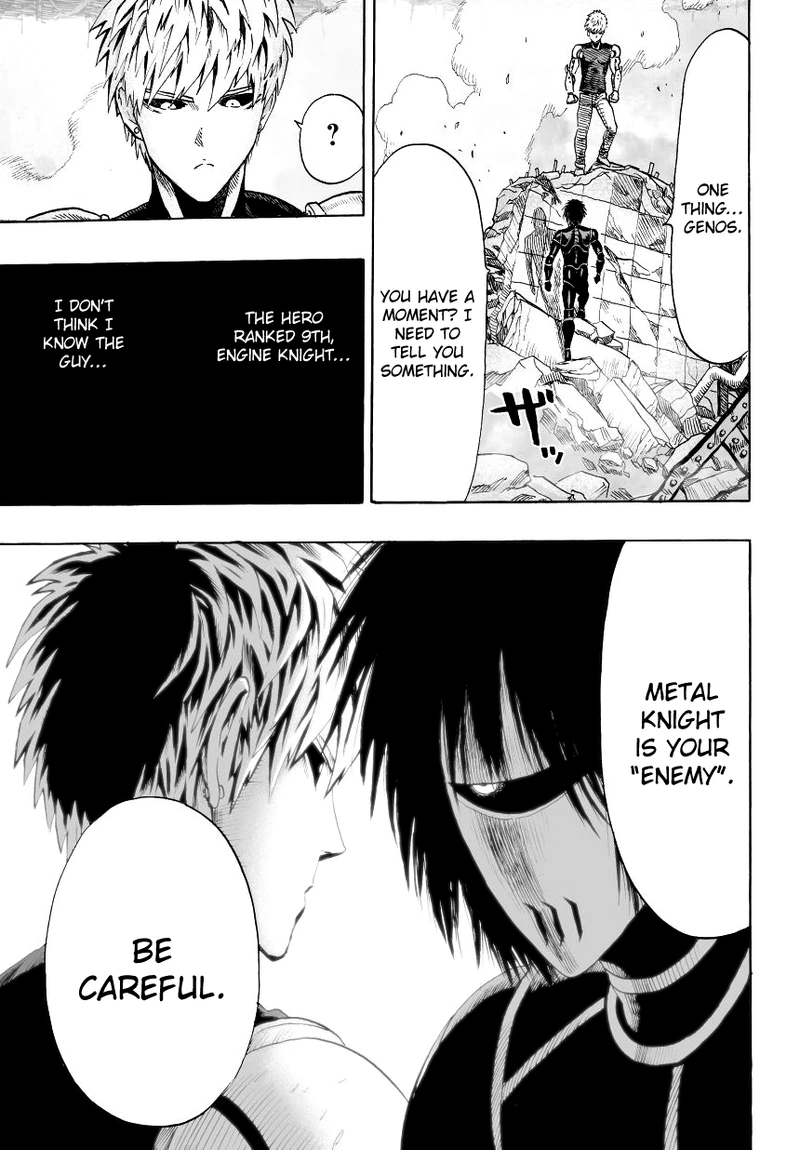 One Punch Man Manga Chapter 35 page 9 - The Fight scene