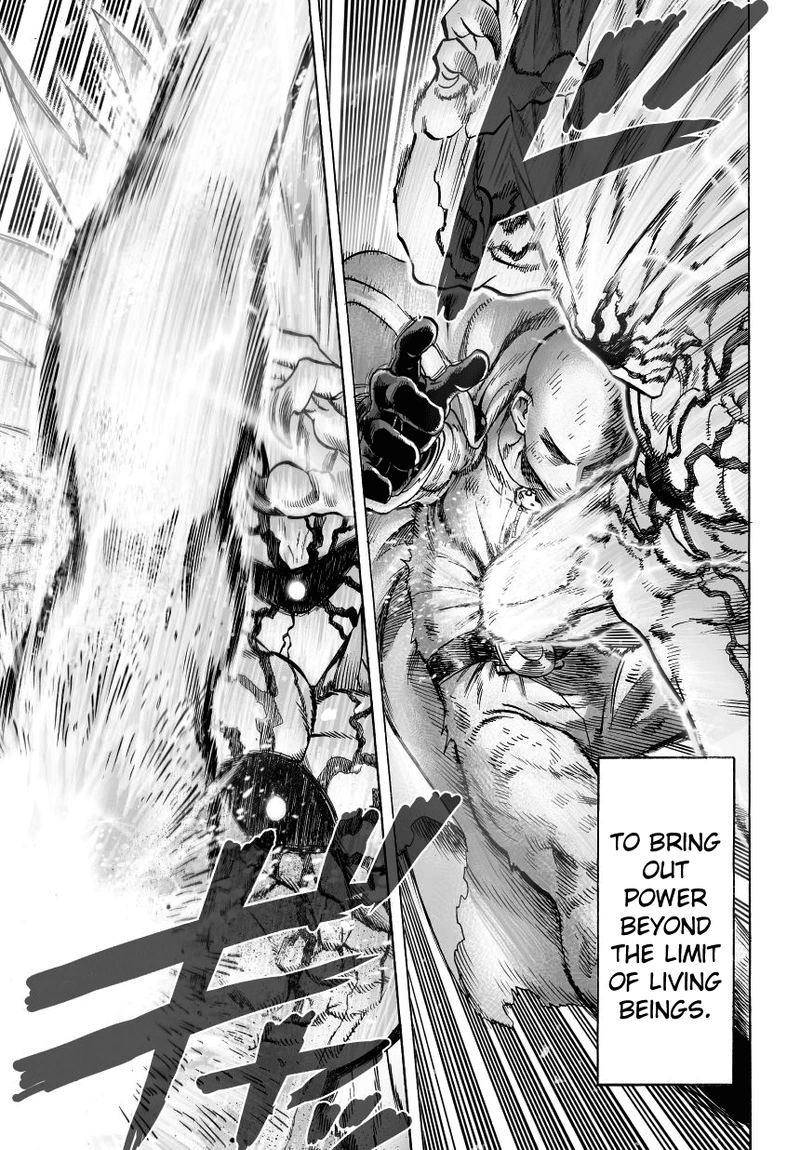 One Punch Man Manga Chapter 36 page 12 - The Power of Boros scene