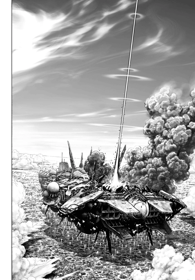 One Punch Man Manga Chapter 36 page 13 - The Power of Boros scene